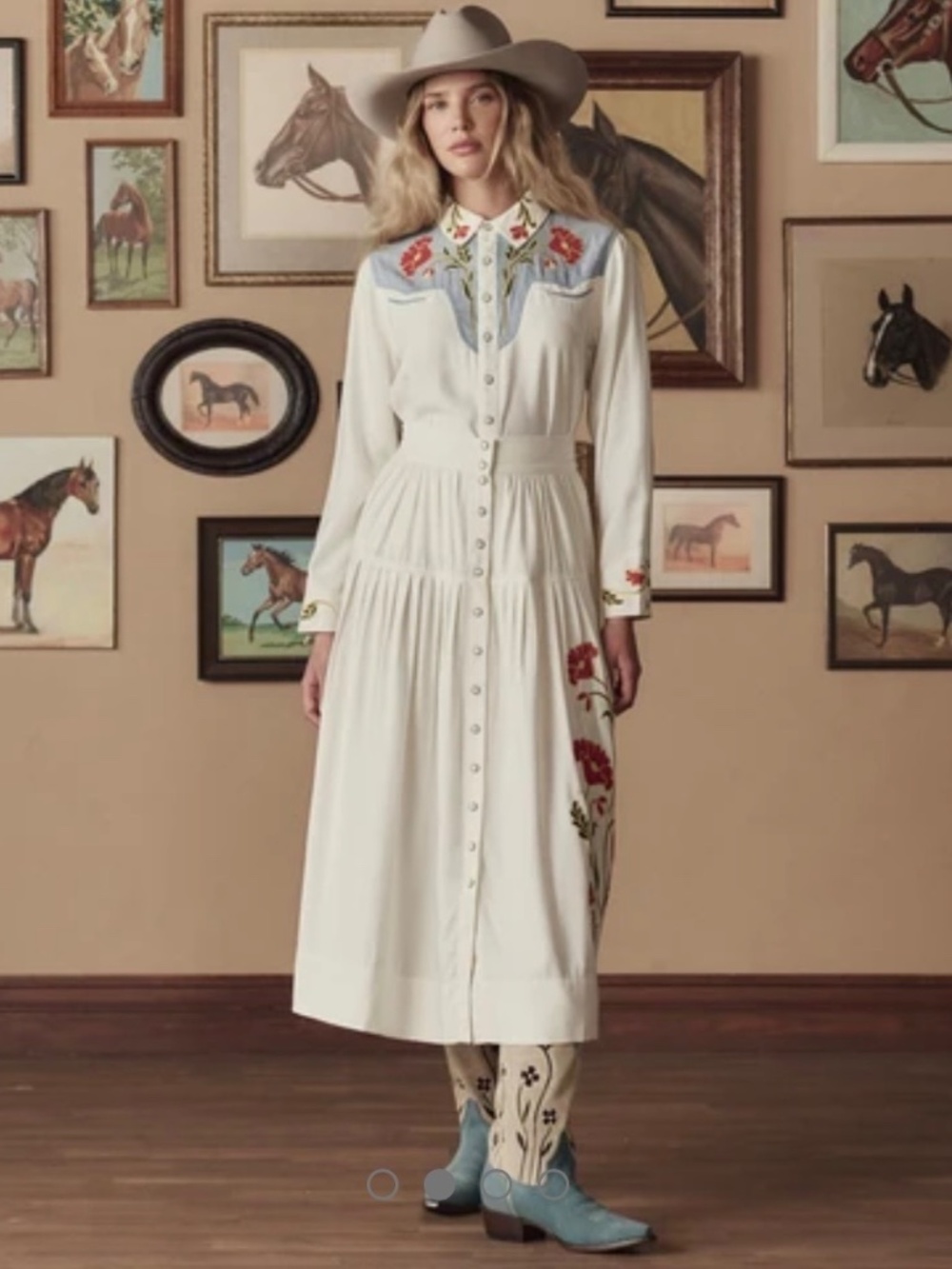 Stetson & THE GREAT Embroidered Western Shirt - Picture 2 of 14